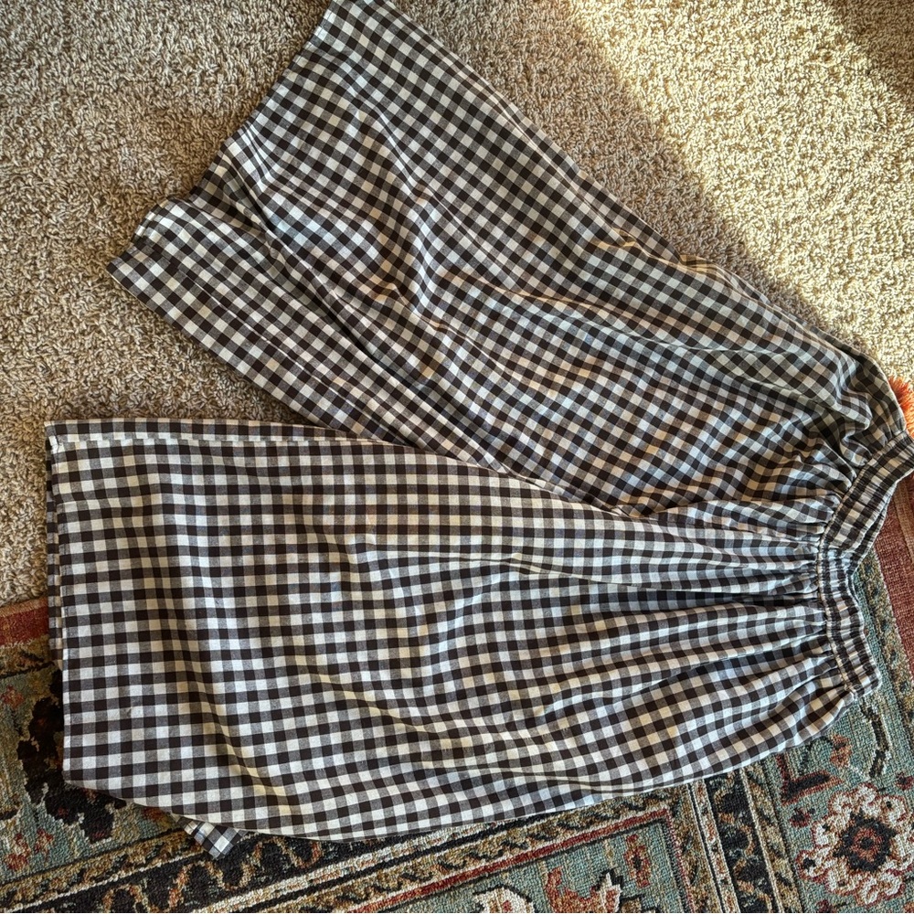 Black and White Checkered Pants